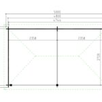 Paviljoen P3050 plattegrond