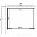 Tuinhuis Sussex 1 plattegrond