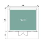 Plattegrond Tuinhuis Solto 4536