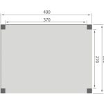 Overkapping Base Serie 2 Douglas 400 x 300 cm plattegrond